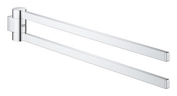 - GROHE-Selection wieszak 2 ramienny 44,1 cm chrom 41063000 - 41063000 - Łazienki Szydłowski