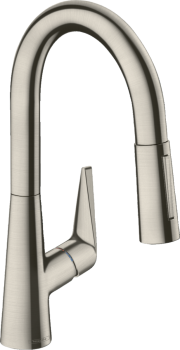  - HANSGROHE Talis M51 bateria kuchenna z wyciąganą wylewką, stal nierdzewna 73850800 - 73850800 - Łazienki Szydłowski