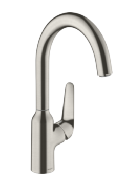 - HANSGROHE Focus bateria kuchenna kolor stal nierdzewna 71802800 - 71802800 - Łazienki Szydłowski