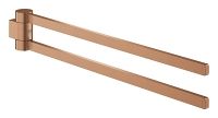- GROHE-Selection wieszak 2 ramienny 44,1 cm kolor brushed warm sunset 41063DL0 - 41063DL0 - Łazienki Szydłowski
