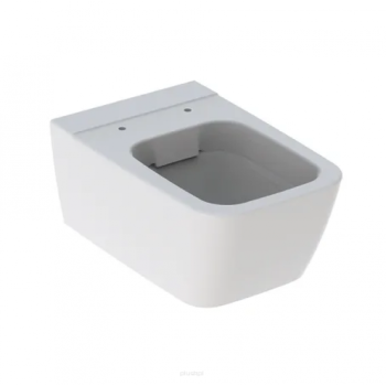  - GEBERIT iCon Square Wisząca miska lejowa, Rimfree biała z powłoką keratec 201950600 - 201950600 - Łazienki Szydłowski