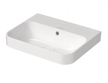  - DURAVIT Happy D.2 Plus umywalka stawiana 50x40 cm, biały połysk z powłoką Wondergliss 23605000601 - 23605000601 - Łazienki Szydłowski