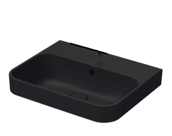  - DURAVIT Happy D.2 Plus umywalka stawiana 50x40 cm,  antracyt mat 2360501360 - 2360501360 - Łazienki Szydłowski