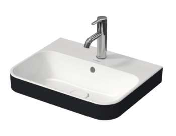  - DURAVIT Happy D.2 Plus umywalka stawiana 50x40 cm, kolor wnętrza biały, kolor zewnętrzny antracyt mat 2360506100 - 2360506100 - Łazienki Szydłowski