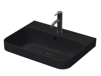  - DURAVIT Happy D.2 Plus umywalka 60x46 cm, kolor antracyt mat z powłoką Wondergliss 23606013001 - 23606013001 - Łazienki Szydłowski