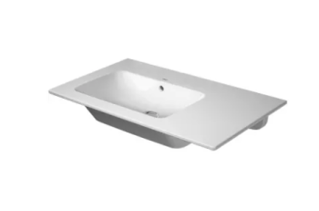  - DURAVIT Me by Starck umywalka meblowa asymetryczna 83x49 cm biały połysk 2345830060 - 2345830060 - Łazienki Szydłowski