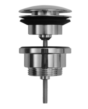 - DURAVIT Zawór Push Open chrom 0050521000 - 0050521000 - Łazienki Szydłowski