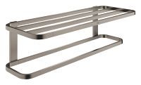 - GROHE-Selection Półka z wieszakiem na ręczniki 59,6x22,5 cm kolor brushed hard graphite 41066AL0 - 41066AL0 - Łazienki Szydłowski