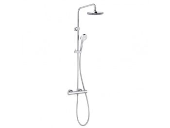  - KLUDI LOGO DUAL SHOWER SYSTEM natryskowy z termostatem chrom 680940500 - 6809405-00 - Łazienki Szydłowski