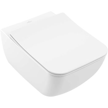  - VILLEROY&BOCH Venticello WC wiszące z deską WC  37,5x56 cm kolor biały ceramic plus 4611RLR1 - 4611RLR1 - Łazienki Szydłowski