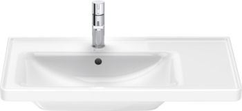  - DURAVIT D-Neo umywalka meblowa asymetryczna z otworem pod baterię 80x48cm biały połysk 2369800000 - 2369800000 - Łazienki Szydłowski