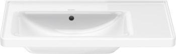  - DURAVIT D-Neo umywalka meblowa asymetryczna 80x48cm bez otworu na baterię biały połysk 2369800060 - 2369800060 - Łazienki Szydłowski