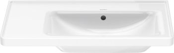  - DURAVIT D-Neo umywalka meblowa asymetryczna bez otworu pod baterię 80x48cm biały połysk 2370800060 - 2370800060 - Łazienki Szydłowski