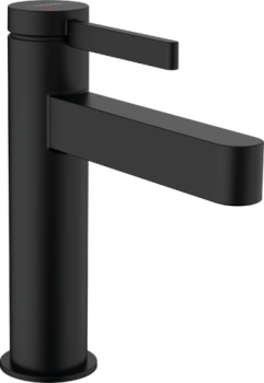 - HANSGROHE Finoris bateria umywalkowa z EcoSmart, z zamykanym zaworem odpływowym push-open, czarny mat 76024670 - 76024670 - Łazienki Szydłowski