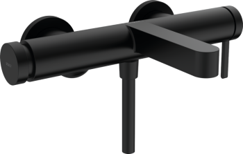 - HANSGROHE Finoris bateria wannowa czarny mat 76420670 - 76420670 - Łazienki Szydłowski