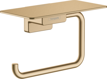 - HANSGROHE AddStoris Uchwyt na papier toaletowy z półką brąz szczotkowany 41772140 - 41772140 - Łazienki Szydłowski