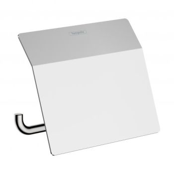 - HANSGROHE AddStoris Uchwyt na papier toaletowy z osłoną chrom 41753000 - 41753000 - Łazienki Szydłowski