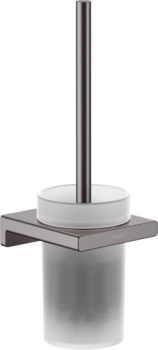 - HANSGROHE AddStoris Szczotka do WC z pojemnikiem czarny chrom szczotkowany 41752340 - 41752340 - Łazienki Szydłowski
