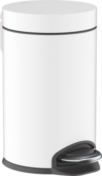 - HANSGROHE AddStoris Pojemnik na śmieci biały mat 41775700 - 41775700 - Łazienki Szydłowski