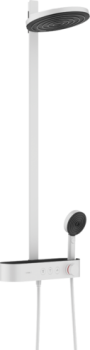 - HANSGROHE Pulsify Komplet prysznicowy biały mat 24240700 - 24240700 - Łazienki Szydłowski