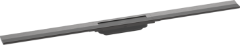 - HANSGROHE RainDrain Flex Element zewnętrzny odpływu 100 cm montaż w podłodze czarny chrom szczotkowany 56046340 - 56046340 - Łazienki Szydłowski