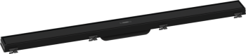 - HANSGROHE RainDrain Match Element zewnętrzny odpływu 90 cm ze stelażem czarny mat 56040670 - 56040670 - Łazienki Szydłowski