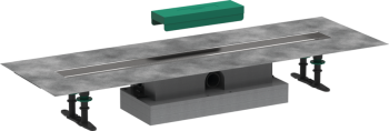 HANSGROHE uBox universal Kompletny zestaw do montażu płaskiego 80cm do odpływu liniowego do wyłożenia płytkami 56018180 56018180 od 