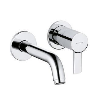 - KLUDI ZENTA Bateria umywalkowa z wylewką 17 cm chrom 382440575 - 382440575 - Łazienki Szydłowski