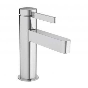 - HANSGROHE Finoris bateria umywalkowa 100 z EcoSmart, z zamykanym zaworem odpływowym push-open, chrom 76010000 - 76010000 - Łazienki Szydłowski
