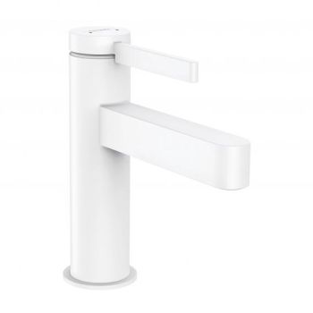 - HANSGROHE Finoris Bateria umywalkowa 100 biały mat 76010700 - 76010700 - Łazienki Szydłowski
