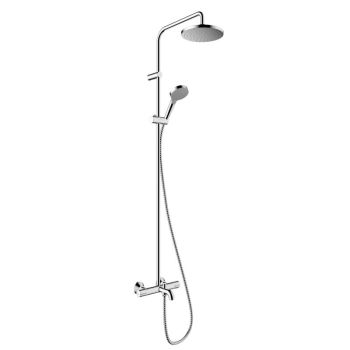 - Hansgrohe Vernis Blend Zestaw prysznicowy z deszczownicą chrom 26274000 - 26274000 - Łazienki Szydłowski