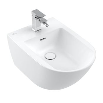  - Villeroy&Boch Subway 3.0 Bidet podwieszany 37,5 x 56cm, kolor stone white 447000RW - 447000RW - Łazienki Szydłowski