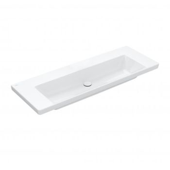 - VILLEROY&BOCH SUBWAY 3.0 Umywalka meblowa nieszlifowana 130 x 47cm bez otworu pod armaturę, bez przelewu biała 4A70D301 - 4A70D301 - Łazienki Szydłowski