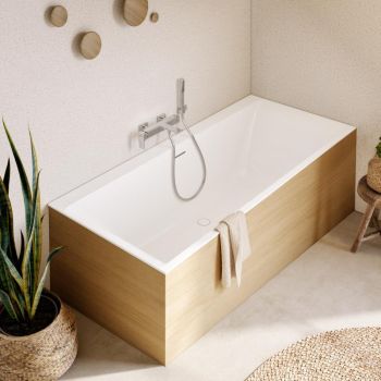 - VILLEROY&BOCH Subway 3.0 Wanna prostokątna 170 x 75cm, biała UBQ170SBW2DV01 - UBQ170SBW2DV-01 - Łazienki Szydłowski