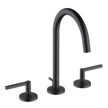 - KLUDI NOVA FONTE Puristic bateria umywalkowa kolor czarny mat 201433915 - 201433915 - Łazienki Szydłowski