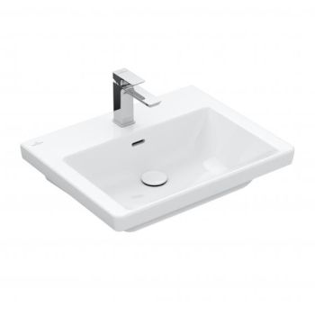  - VILLEROY&BOCH Subway 3.0 Umywalka szlifowana 60 x 47 cm z przelewem biała 4A706G01 - 4A706G01 - Łazienki Szydłowski