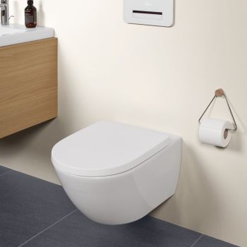 - Villeroy&Boch Subway 3.0 Miska WC lejowa biała z powłoką CeramicPlus 4670T0R1 - 4670T0R1 - Łazienki Szydłowski