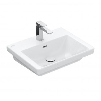  - VILLEROY&BOCH Subway 3.0 Umywalka 55 x 44 cm z przelewem, Nieszlifowana biała 4A705501 - 4A705501 - Łazienki Szydłowski