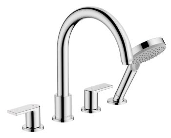 - HANSGROHE Vernis Shape bateria wannowa 4-otworowa chrom 71459000 - 71459000 - Łazienki Szydłowski
