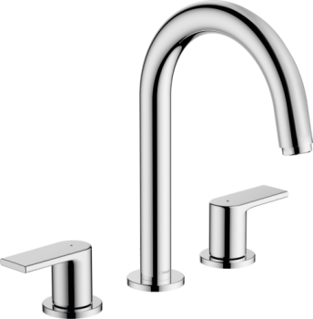 - HANSGROHE Vernis Shape Bateria umywalkowa 3-otworowa chrom 71563000 - 71563000 - Łazienki Szydłowski