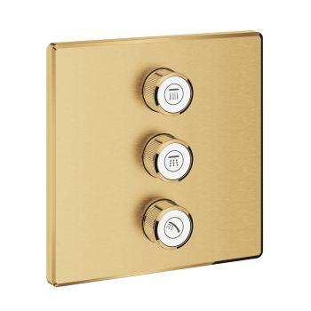 - GROHE-SmartControl Potrójny zawór odcinający brushed cool sunrise 29127GN0 - 29127GN0 - Łazienki Szydłowski