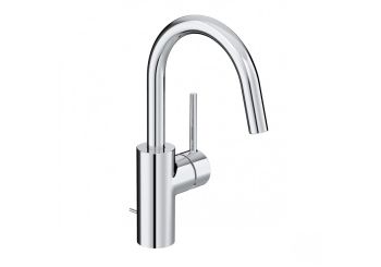 - KLUDI BOZZ bateria umywalkowa 185 chrom 380270576 - 380270576 - Łazienki Szydłowski