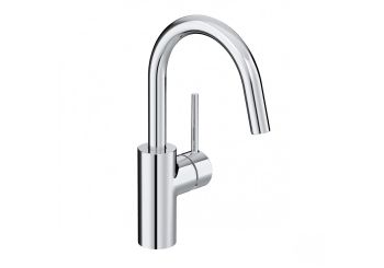 - KLUDI BOZZ bateria umywalkowa 185 chrom 380280576 - 380280576 - Łazienki Szydłowski