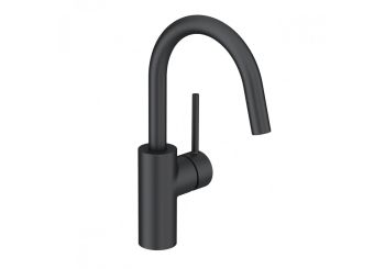 - KLUDI BOZZ bateria umywalkowa 185 czarny mat 380283976 - 380283976 - Łazienki Szydłowski