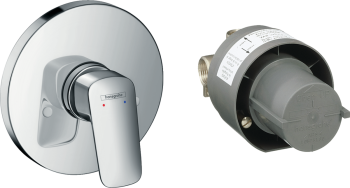 - HANSGROHE Logis Zestaw prysznicowy, montaż podtynkowy chrom 71666000 - 71666000 - Łazienki Szydłowski