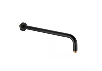  - KLUDI A-QA ramię prysznicowe 40 cm czarny mat 665143900 - 6651439-00 - Łazienki Szydłowski