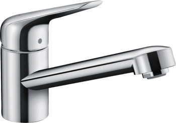 - HANSGROHE Focus M42 bateria kuchenna 100, 1jet chrom 71808000 - 71808000 - Łazienki Szydłowski