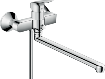 - HANSGROHE Logis bateria wannowa, długa wylewka chrom 71402000 - 71402000 - Łazienki Szydłowski