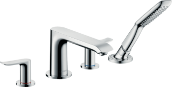 - HANSGROHE Metris 4-otworowa bateria wannowa chrom 31442000 - 31442000 - Łazienki Szydłowski