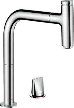  - HANSGROHE Metris Select M71 2-otworowa bateria kuchenna chrom 73804000 - 73804000 SK - Łazienki Szydłowski